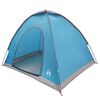 vidaXL Tienda de camping con techo Azul 190 x 140 x 105 cm