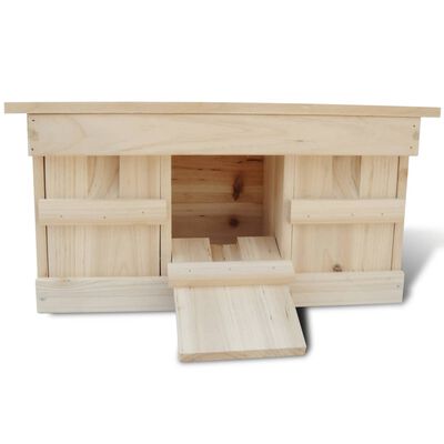 vidaXL Casas para gorriones 2 unidades madera 44x15,5x21,5 cm