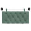 vidaXL Cabecera Colgante Verde Mar 90 x 55 x 7 cm Terciopelo