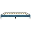 vidaXL Estructura de cama sin colch&oacute;n terciopelo azul oscuro 180x200cm