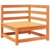 vidaXL Juego de sof&aacute;s de jard&iacute;n 11 pzas madera maciza pino marr&oacute;n cera
