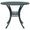 vidaXL Juego de comedor de jard&iacute;n 5 piezas aluminio fundido verde