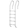 vidaXL Escalera para piscina acero inoxidable 304 54x38x211 cm