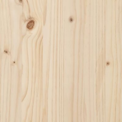 vidaXL Estructura de cama madera maciza pino pequeña doble 120x190 cm