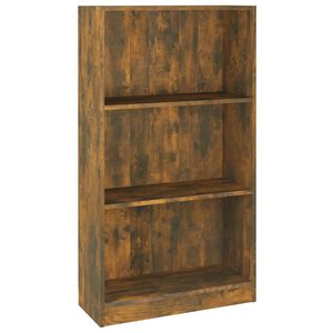 vidaXL Estanter&iacute;a madera contrachapada color roble ahumado 60x24x109cm