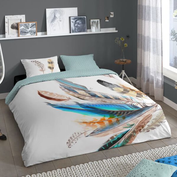 Good Morning Funda de edred&oacute;n FEATHER 135x200 cm multicolor