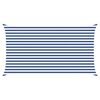vidaXL Toldo Vela de Sombra Azul y Blanco 4,5 x 2,5 m