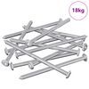 vidaXL Tornillos de Muebles 1000 pcs Plateado Acero