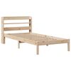 vidaXL Estructura de cama sin colchón madera maciza pino 75x190 cm