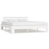 vidaXL Estructura de cama sin colch&oacute;n madera maciza de pino 160x200 cm