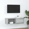 vidaXL Mueble de TV madera de ingenier&iacute;a gris Sonoma 80x31x25,5 cm