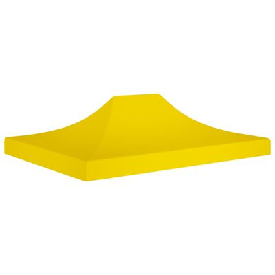 vidaXL Techo de carpa para celebraciones amarillo 4x3 m 270 g/m²