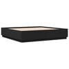 vidaXL Estructura de cama madera de ingeniería negra 200x200 cm