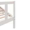 vidaXL Estructura de cama madera maciza de pino blanco 200x200 cm