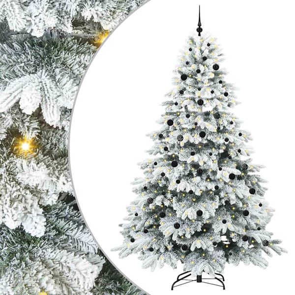 vidaXL &Aacute;rbol de Navidad artificial con 300 LED 240 cm PE y PVC