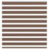 vidaXL Estor cebra marr&oacute;n 140x150 cm tejido ancho 135,9 cm poli&eacute;ster