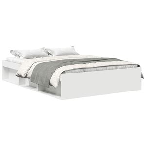 vidaXL Estructura de cama blanca 120x200 cm