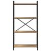 vidaXL Estante de libros Roble artesanal 40 x 30 x 85 cm