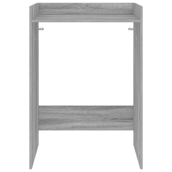 vidaXL Armario para lavadora Gris Sonoma 67,5 x 62 x 97 cm