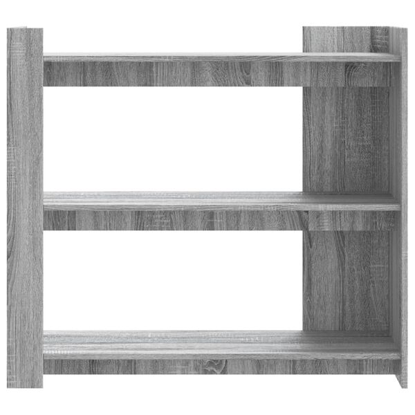 vidaXL Mesa consola de madera de ingenier&iacute;a gris Sonoma 100x35x90 cm