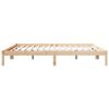 vidaXL Cama extralarga sin colch&oacute;n madera maciza de pino 180x220 cm