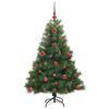 vidaXL &Aacute;rbol de Navidad artificial con 150 LED Verde 120 cm PE y PVC