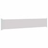 vidaXL Toldo lateral retr&aacute;ctil de jard&iacute;n gris 117x614 cm