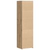 vidaXL Aparador alto 2 pcs Roble artesanal 50 x 42,5 x 185 cm