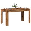 vidaXL Mesa de comedor madera ingenier&iacute;a envejecida 140x74,5x76 cm