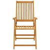 vidaXL Juego de comedor de jardín 5 piezas 140x80x74 cm madera maciza de acacia