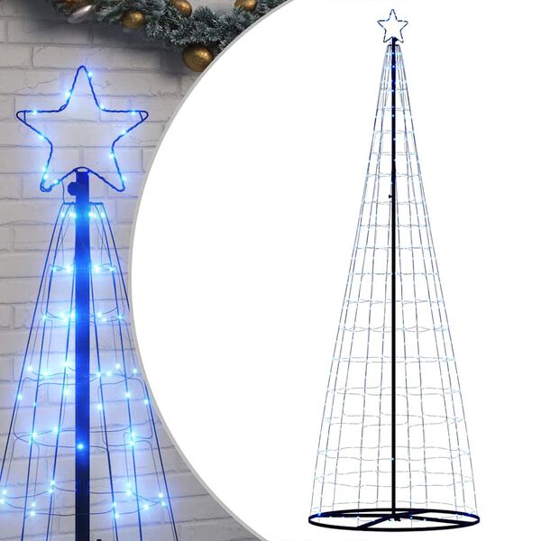 vidaXL &Aacute;rbol de Navidad LED 550 LEDs azul 300 cm
