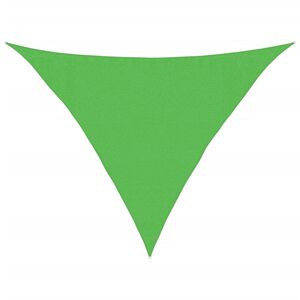 vidaXL Toldo de vela HDPE verde claro 160 g/m&sup2; 3,5x3,5x4,9 m
