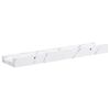 vidaXL Estante de pared con estante 2 pcs M&aacute;rmol 40 x 9 x 3 cm