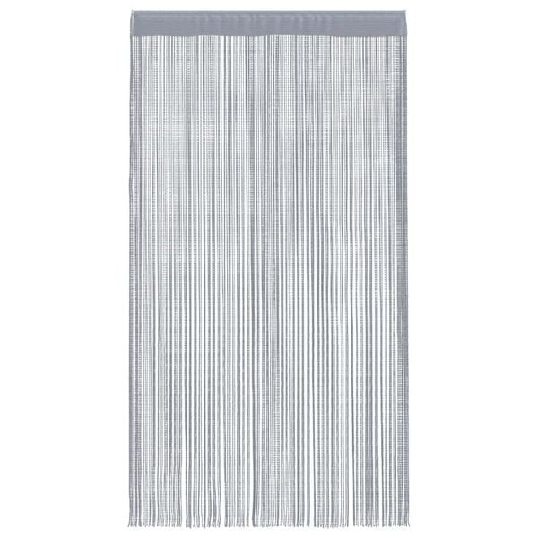 vidaXL Cortinas de tiras 2 uds gris claro 140x250 cm
