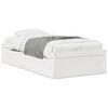 vidaXL Estructura de cama sin colch&oacute;n madera maciza blanca 90x190 cm