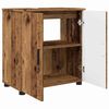 vidaXL Gabinete de Ba&ntilde;o con puerta Madera Vieja 61 x 35 x 64 cm