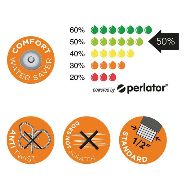 Tiger Flexo de ducha Fluxhose cromado 200 cm
