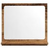 vidaXL Espejo mueble de baño madera ingeniería envejecida 40x11x37 cm