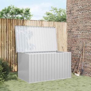 vidaXL Caja de almacenaje para jard&iacute;n gris 171x99x93 cm