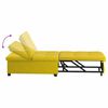 vidaXL Sof&aacute; cama Amarillo 194 x 67 x 82 cm Terciopelo
