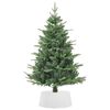 vidaXL Falda del &aacute;rbol de Navidad pl&aacute;stico blanca &Oslash;56x23 cm