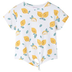 vidaXL Camiseta infantil con parte inferior con nudo crudo 92