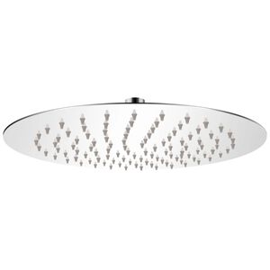 vidaXL Cabezal de ducha redondo efecto lluvia acero inoxidable 25 cm