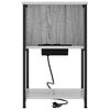 vidaXL Armario de Noche Gris Sonoma 38 x 31 x 61 cm
