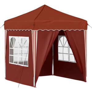 vidaXL Carpa Plegable para Fiestas Terracota 195 x 195 x 245 cm