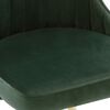 323054 vidaXL Dining Chairs 2 pcs Dark Green Velvet