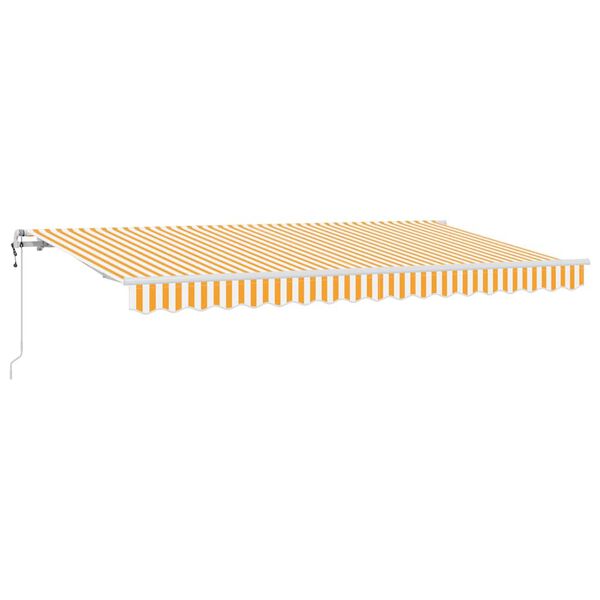 vidaXL Toldo Retr&aacute;ctil Amarillo 350 x 200 cm tela