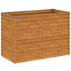 vidaXL Jardinera elevada 100x50x69 cm acero corten