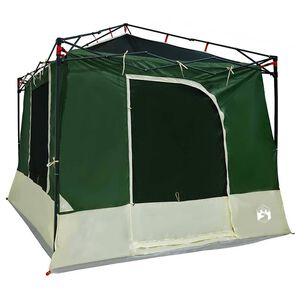 vidaXL Tienda interior con techo Verde 290 x 288 x 234 cm tafet&aacute;n