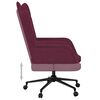 vidaXL Sill&oacute;n de relax de tela morado